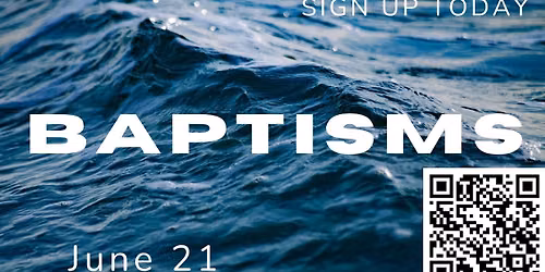 Baptism Sunday