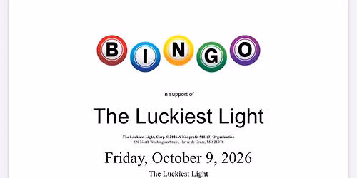 Bingo Fundraiser for The Luckiest Light