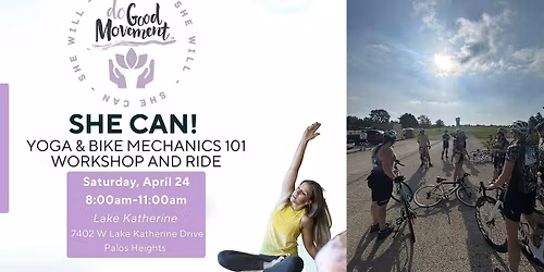 She CAN! Yoga + Bike Mechanics