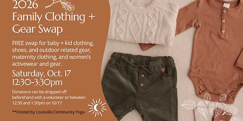2026 Family Clothing + Gear Swap (FREE)