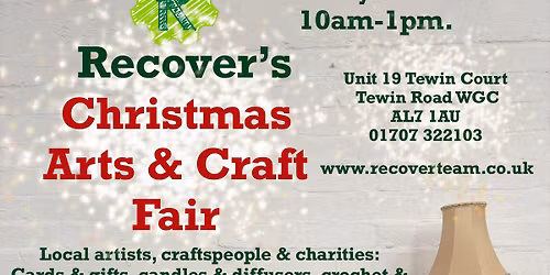 Recover's Christmas Arts & Crafts Fair