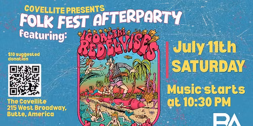 Folk Fest Afterparty Featuring Igor & The Red Elvises