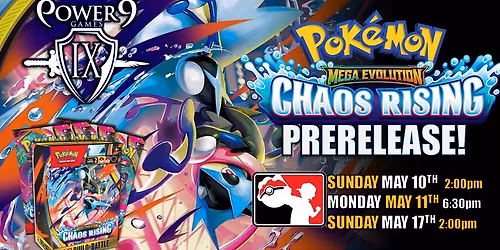 Pokemon: Chaos Rising Prerelease