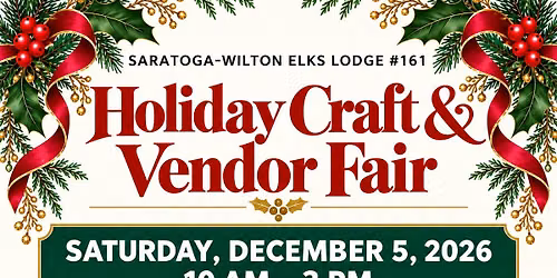 Holiday Craft & Vendor Fair