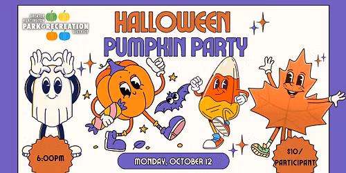 GHPRD PUMPKIN PARTY- SOLD OUT