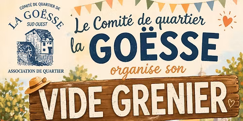 Vide-Grenier Comit\u00e9 de quartier "La Go\u00ebsse" Epernay
