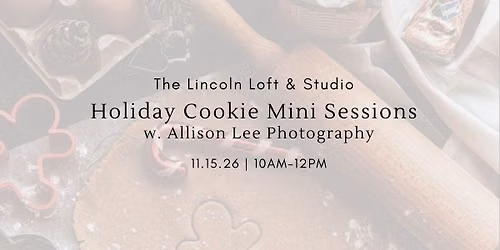 Holiday Cookie Mini Sessions w. Allison Lee Photograpghy