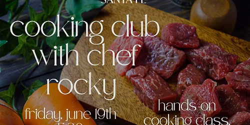 Cooking Club with Chef Rocky