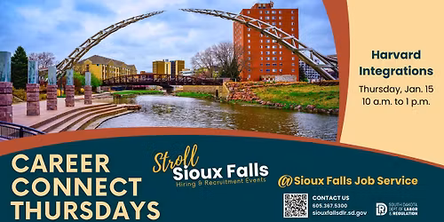Stroll Sioux Falls - Career Connect Thursdays with Harvard Integrations