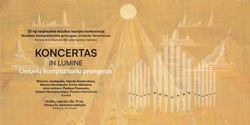  IN LUMINE | Lietuvi\u0173 kompozitori\u0173 premjeros