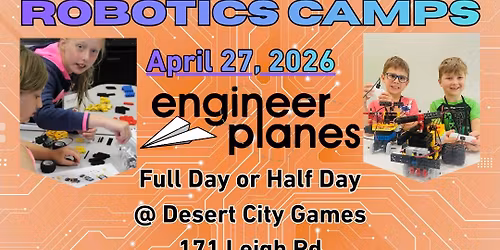 April 27 - Pro D Camp @ Desert City Games