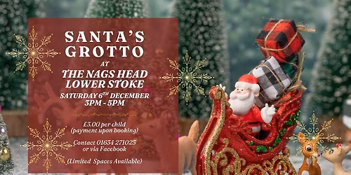 Santas grotto at the Nags head