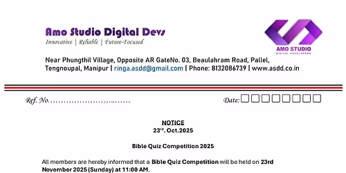 Bible Quiz Competition