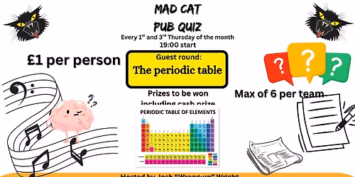Mad Cat Pub Quiz