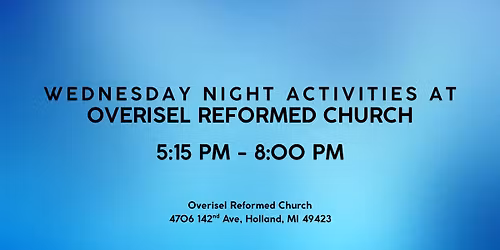 Wednesday Night Activities