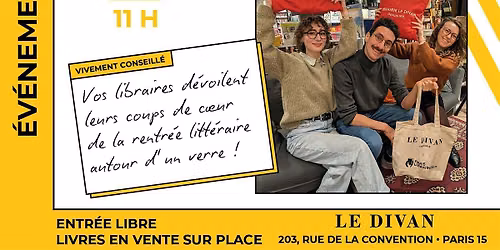 La lecture en partage : Le Divan fait sa rentr\u00e9e !