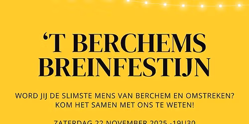 \u2018t Berchems Breinfestijn
