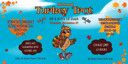 City of Upland 18th Annual Turkey Trot 5K & 1K Kids' Dash