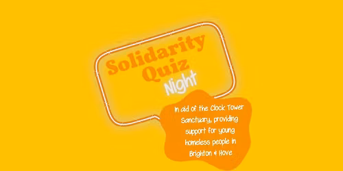 Sussex Emmaus Solidarity Quiz Night in aid of Clock Tower Sanctuary