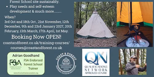 Forest School Leader Training Level 3 QNUK (RQF)