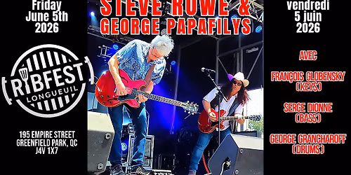 STEVE ROWE & GEORGE PAPAFILYS @ RIBFEST LONGUEUIL