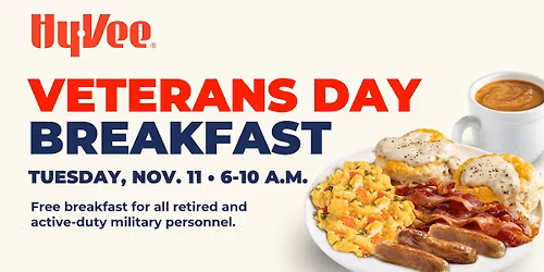 Hy-Vee Veterans Day Breakfast: 11\/11