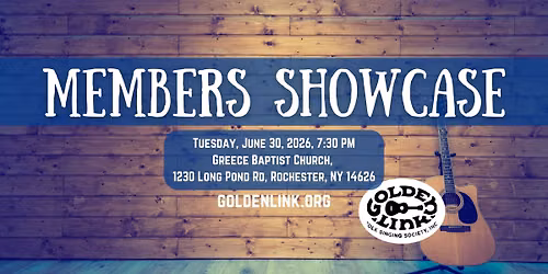 Members Showcase 5th Tuesday