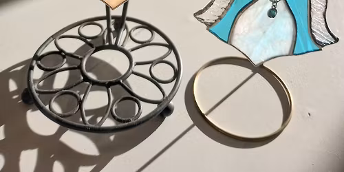 Angel Stained Glass Ornament 