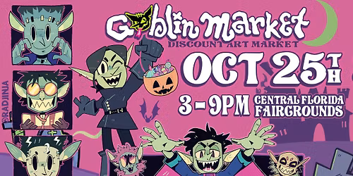 GOB-O-WEEN A HALLOWEEN DISCOUNT ART MART- GOBLIN MARKET!
