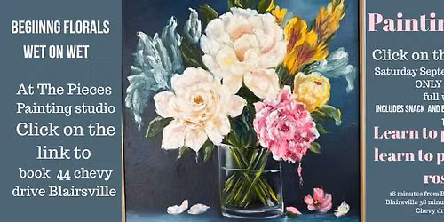 Painting in Florals like the old Masters . VIP class