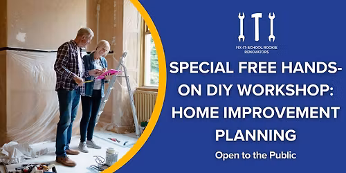 SPECIAL Free Hands-On DIY Workshop: Home Improvement Planning