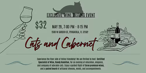 \ud83c\udf77 Cats & Cabernet: An Exclusive Wine Tasting Event \ud83c\udf77
