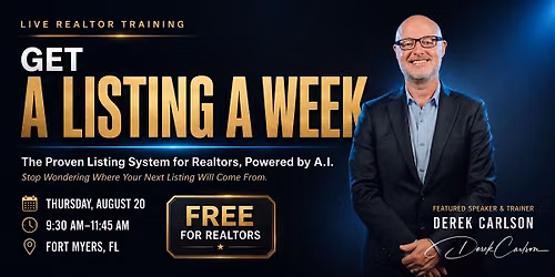 GET A LISTING A WEEK: The Proven Listing System for Realtors Powered by A.I