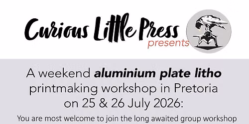 Aluminium Plate Lithography Printmaking Workshop