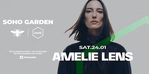 Amelie Lens at HIVE, Soho Garden Meydan - Dubai
