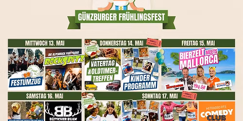 G\u00fcnzburger Fr\u00fchlingsfest 2026