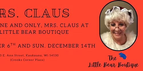Mrs Claus at The Little Bear Boutique