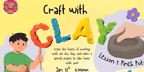 Craft With Clay: Pinch Pots