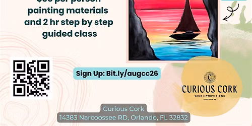 August Curious Cork Paint Nite