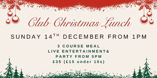 Club Christmas Lunch