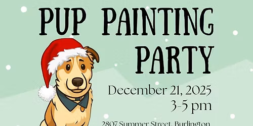 Pup Painting Party