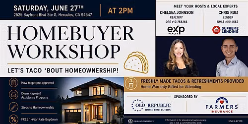 HOMEBUYER WORKSHOP - Let's Taco 'Bout Homeownership!