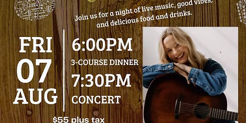EllieMae & The Band Dinner & Concert