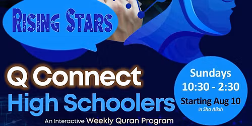 High Schoolers \ud83c\udf93 QConnect on Sundays