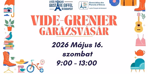VIDE-GRENIER DE PRINTEMPS \/ TAVASZI GAR\u00c1ZSV\u00c1S\u00c1R 2026