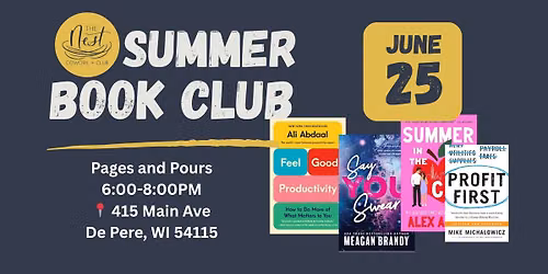 Green Bay Summer Book Club with The Nest \ud83d\udcda