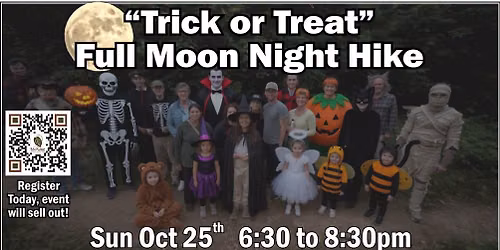 Full Moon "Trick or Treat" Forest Night Hike