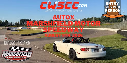 2026 CWSCC AUTO-X # 4 - MARSHFIELD SPEEDWAY