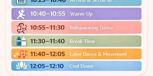 Mum & Babywearing Cuban Latin Movement Workshop