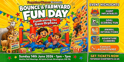 Bounce & Farmyard Fun Day in Birmingham